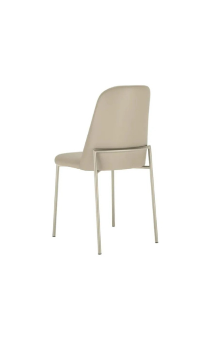 Kit 2 Cadeiras Lucille Província Estofadas com Pés em Aço