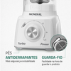 Liquidificador Mondial Turbo Power L-99 WG com Filtro 3 Velocidades 550W