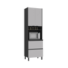 Paneleiro 70 cm 2 Portas 1 Gaveta Lumina Itatiaia