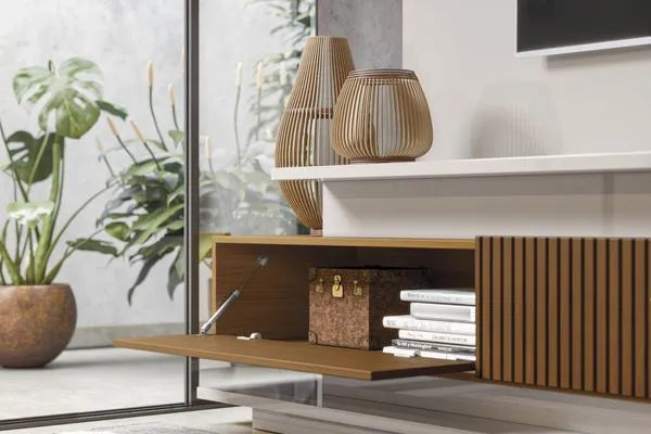 Home Para TV 65 Ripado 3D 2 Portas Istambul Lukaliam