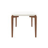 Mesa de Jantar Donatella 135cm Retangular com Vidro Província para 4 Lugares