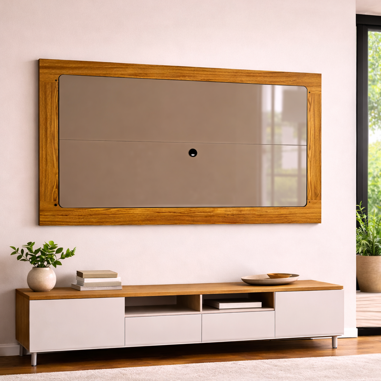 Painel para TV até 75 Polegadas 220cm Oslo com Passa-Fios