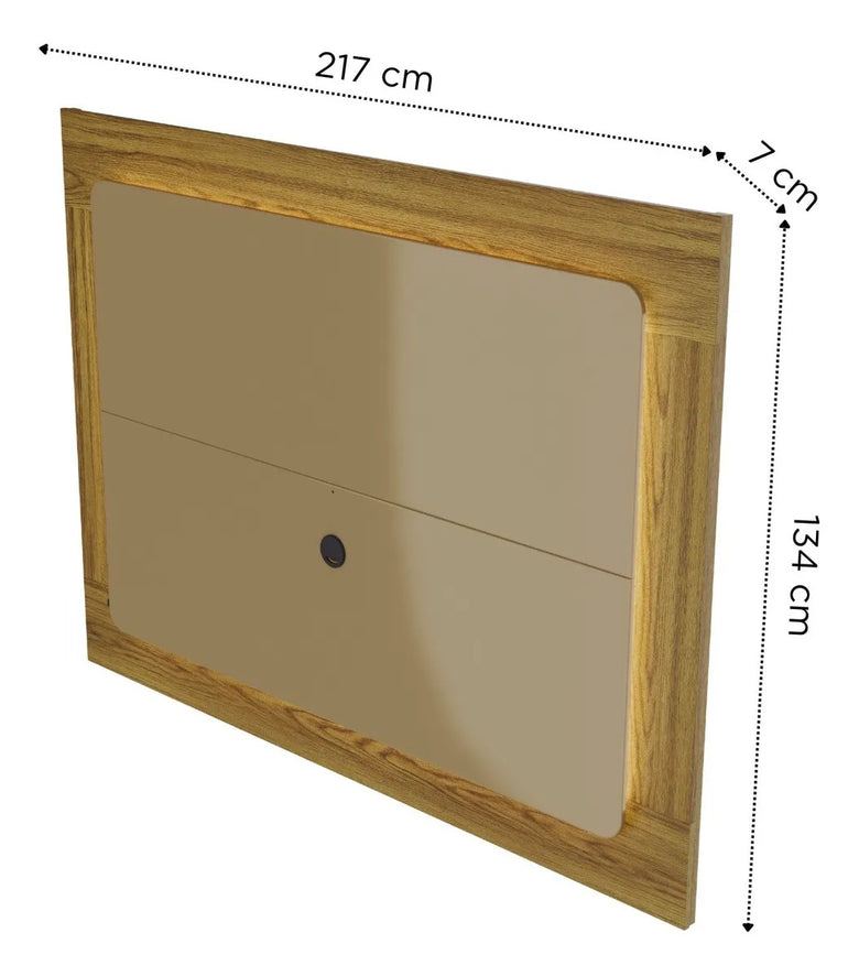 Painel para TV até 75 Polegadas 220cm Oslo com Passa-Fios