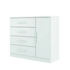 Comoda 1 Porta 4 Gavetas Zeus Bianchi