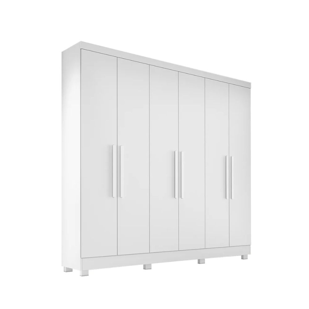 Guarda Roupa Casal 6 Portas 2 Gavetas Sergipe Bianchi