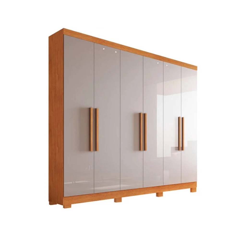 Guarda Roupa Casal 6 Portas 2 Gavetas Sergipe Bianchi