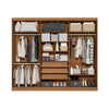 Guarda-Roupa Casal 6 Portas e 3 Gavetas T580 Kappesberg