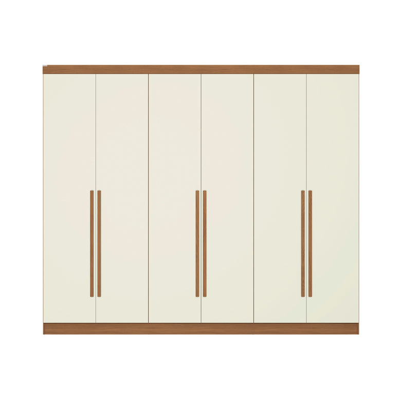 Guarda-Roupa Casal 6 Portas e 3 Gavetas T580 Kappesberg
