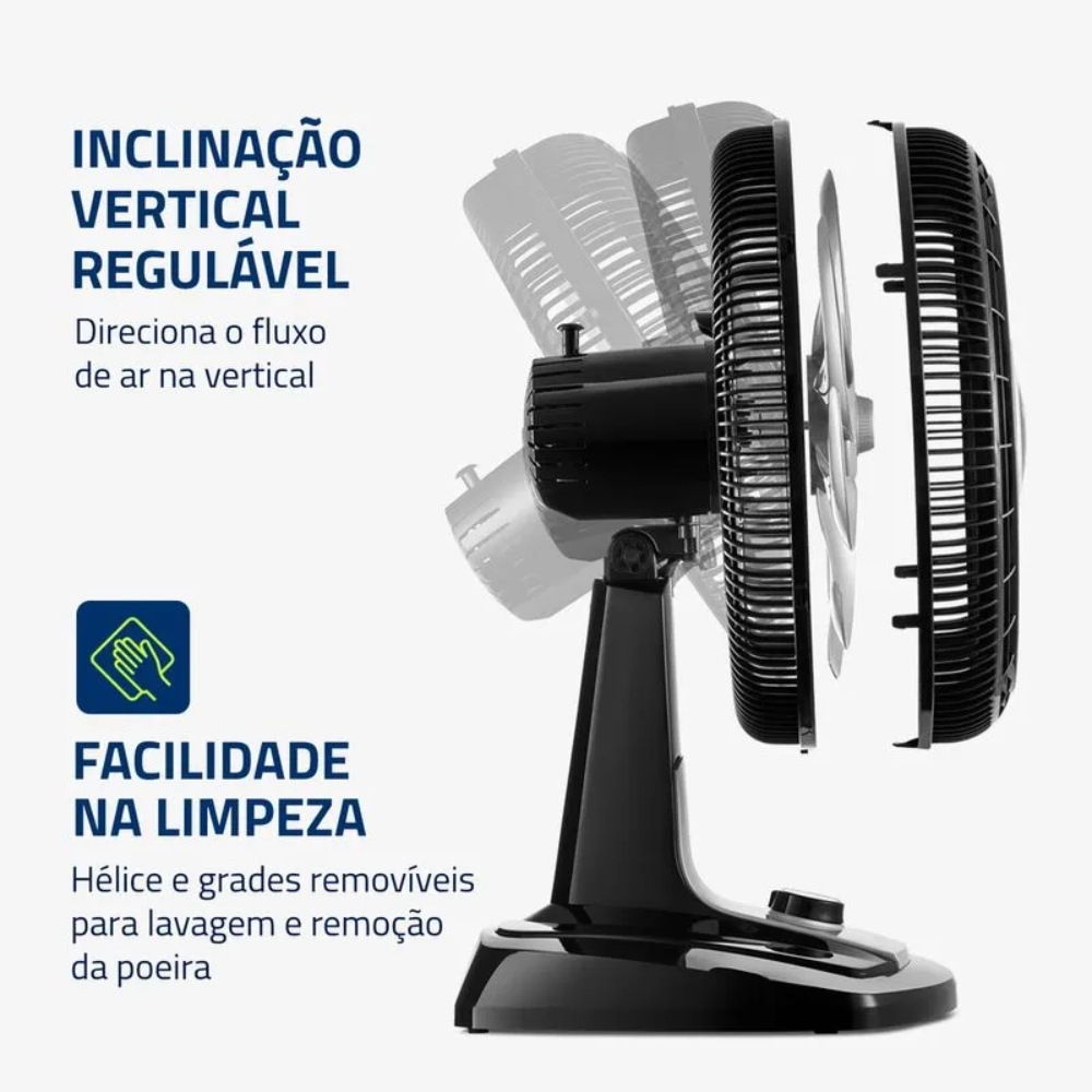 Ventilador de Mesa Mondial VTX-40 40cm 8 Pás