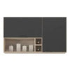 Cozinha Modulada 3 Peças 8 Portas Firenze Demóbile