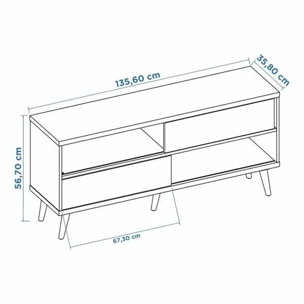 Rack para TV até 50" 2 portas NT 1180 Notável Móveis