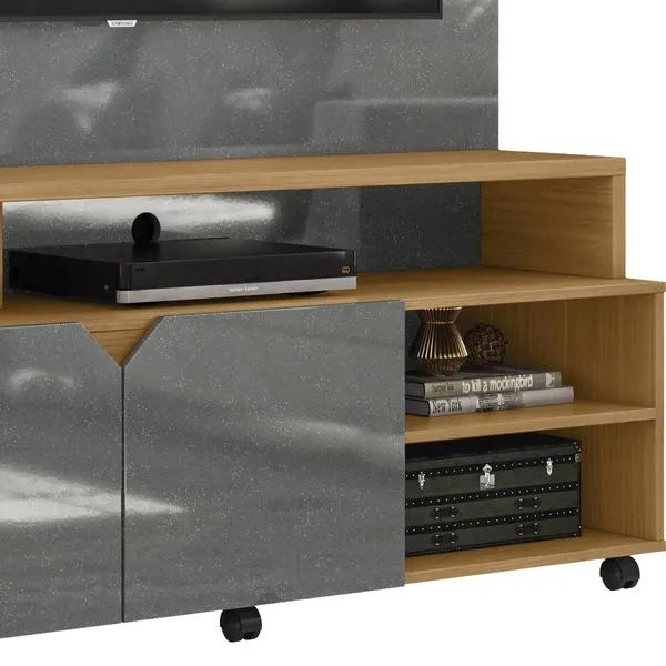 Home Para TV até 55" 2 Portas Berlim Lukaliam