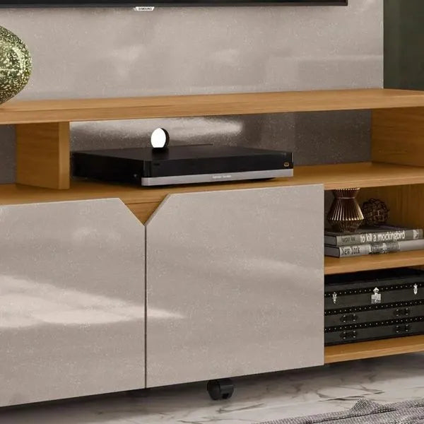 Home Para TV até 55" 2 Portas Berlim Lukaliam