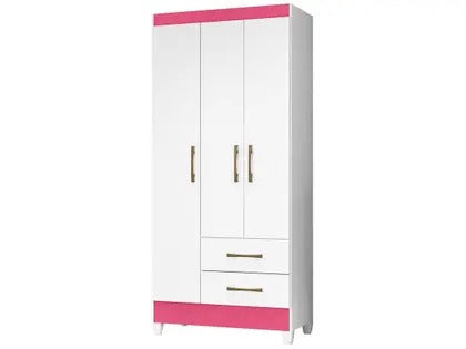 Guarda-Roupa 3 Portas 2 Gavetas Lima Moval