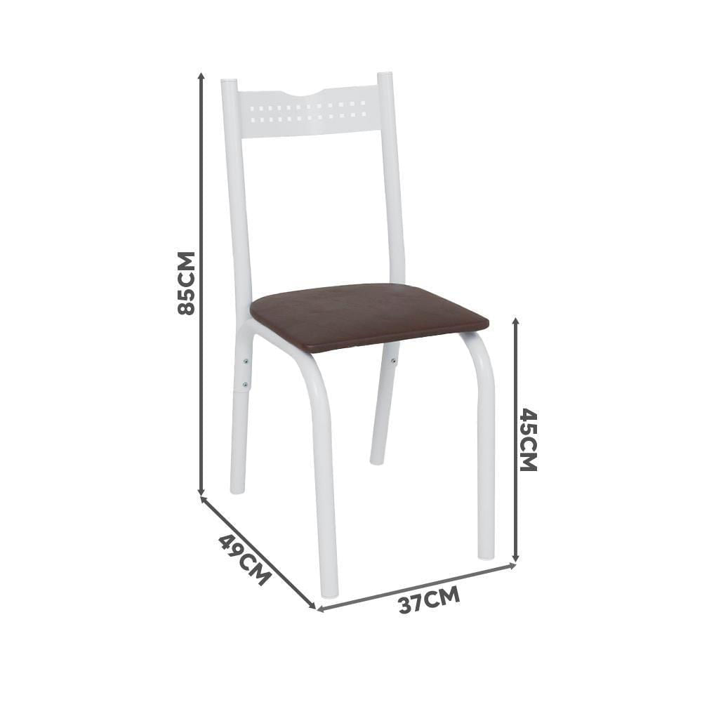 Conjunto de 2 Cadeiras Tubular Ciplafe