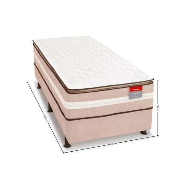 Cama Box Solteiro Conjugada Avance 88X188 Reconflex
