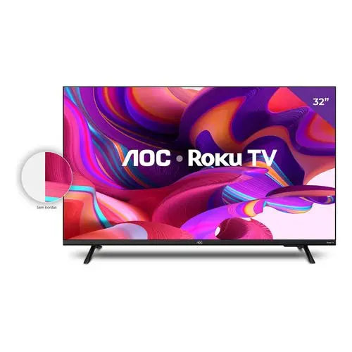 Smart Tv 32" Hd Led Hdmi 1 Usb Wifi Roku Aoc