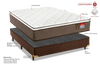 Cama Box Casal (Colchão + Base) Molas Ensacadas Pillow Top Executive 188x138cm Reconflex