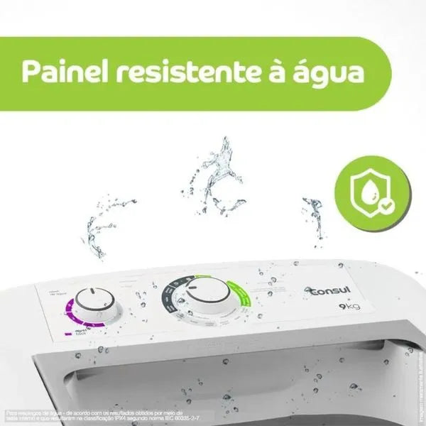 Máquina de Lavar Automática 9kg CWB09AB Consul