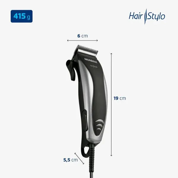 Máquina de Cortar Cabelo CR-02 4 Pentes Mondial