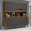 Armário de Cozinha 8 Portas Carbenet Prime Ronipa