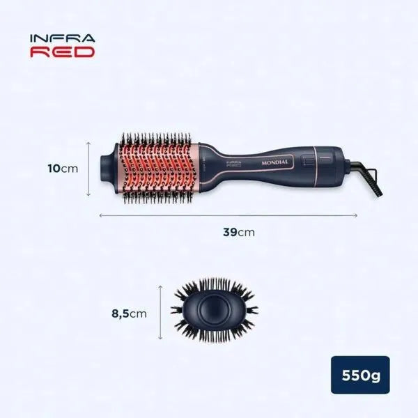 Escova Secadora Infrared ES-01-IR 1200W Cerdas Duplas Mondial