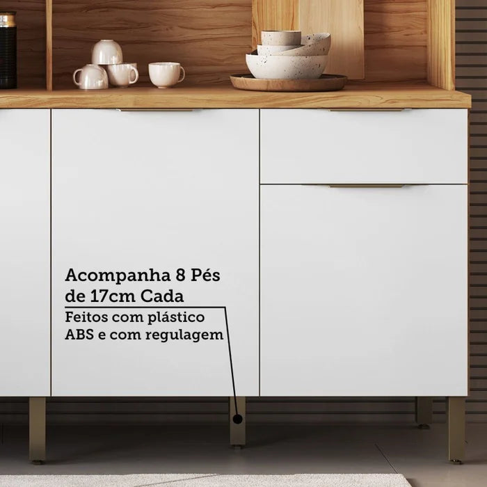 Cozinha Compacta 8 Portas 2 Gavetas Concord Ronipa