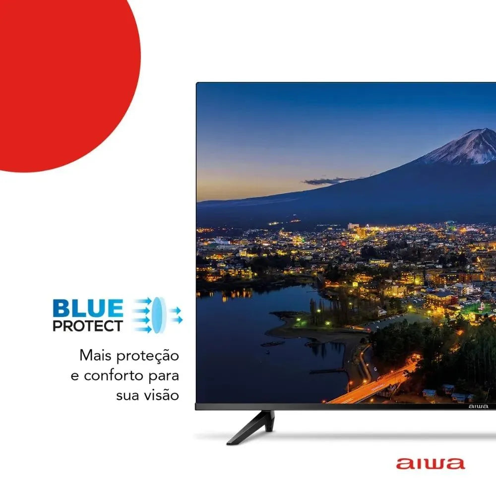 Smart TV 32" Led AWS-TV-32-BL-02 Wi-fi 2 HDMI 2 USB Aiwa
