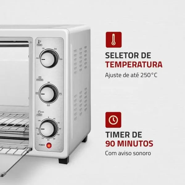 Forno Elétrico de Bancada com Timer FR52 - Mondial