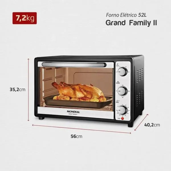 Forno Elétrico de Bancada com Timer FR52 - Mondial