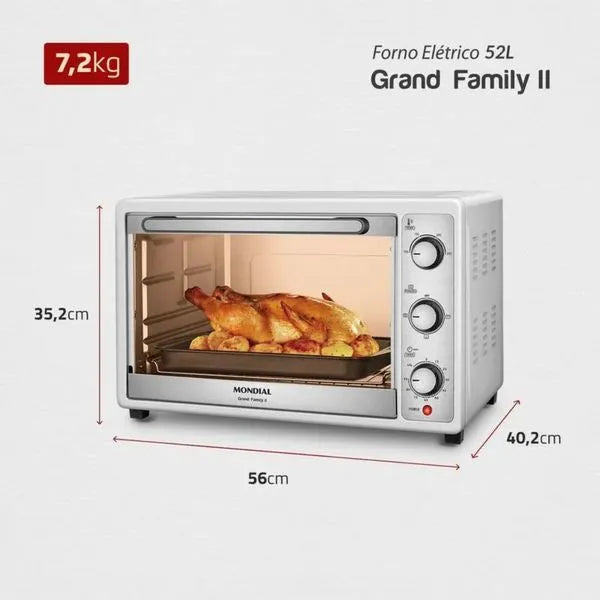 Forno Elétrico de Bancada com Timer FR52 - Mondial
