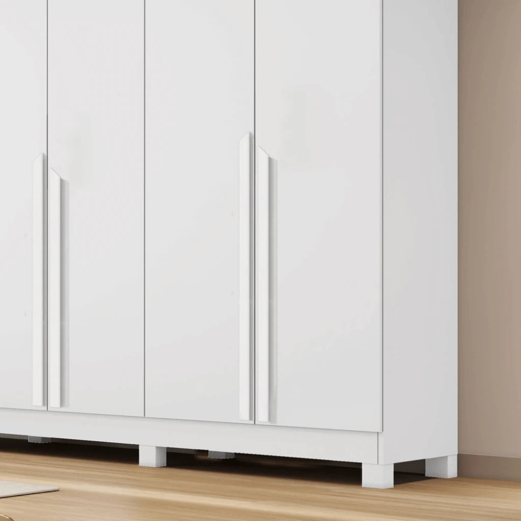 Guarda-Roupa Casal Em MDF 6 Portas 6 Gavetas Bianca Bianchi