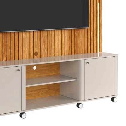 Home para TV de até 75 Polegadas Impressão Ripada 3D Florença Lukaliam