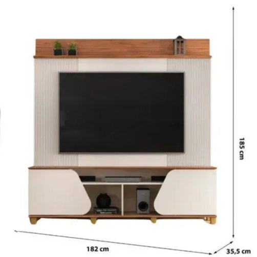 Home para TVs de até 70" Polegadas 180cm Chanfrado Henry Dj Móveis