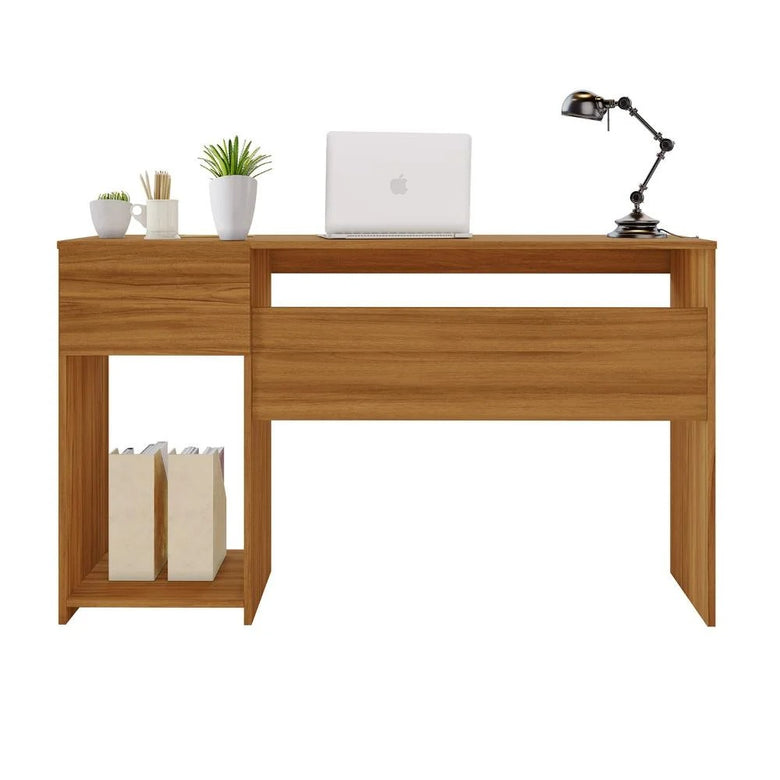 Escrivaninha Mesa Office Com Nicho 1 Gaveta NT2070 Notável Móveis