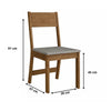 Conjunto de Mesa Bellagio 1,50m com 4 Cadeiras Karla