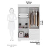 Guarda-Roupa Solteiro Maya 4 Portas com 2 Gavetas ACP Móveis