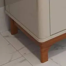 Cristaleira de Vidro e Espelho Moderna Jade Lukaliam