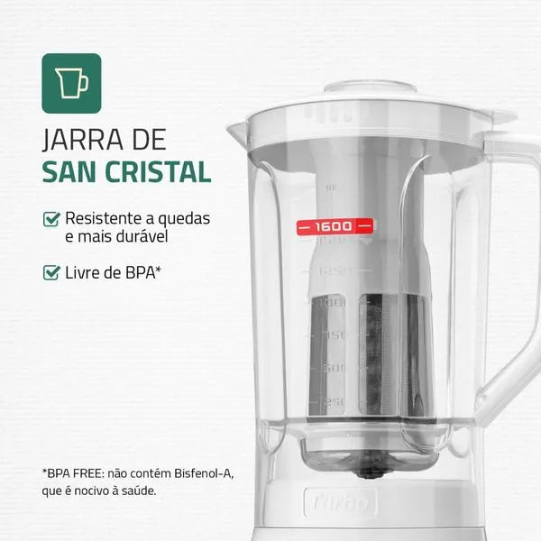 Liquidificador 550W 2 Velocidades Pratic Power L-97-W Mondial