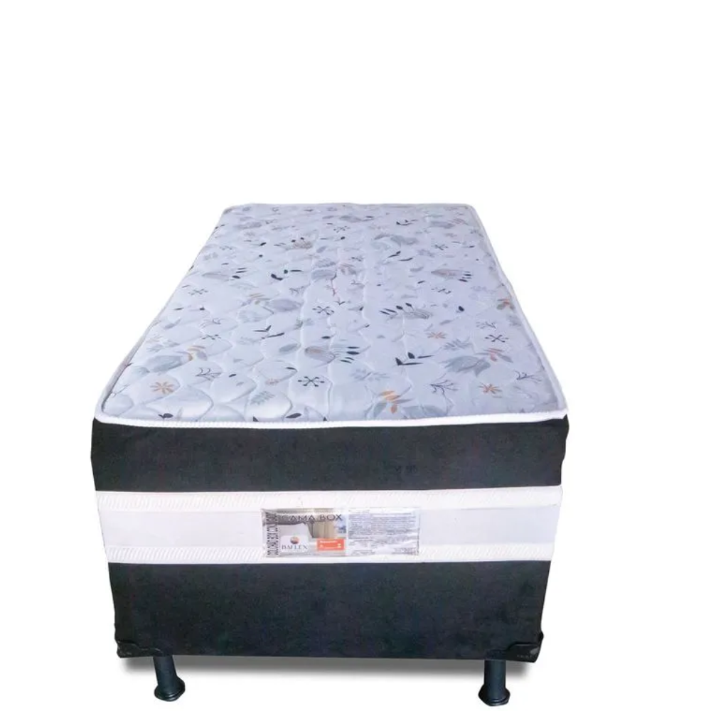 Cama Box Solteiro Conjugada D28 88x188x53cm Ortomedic Bacetto