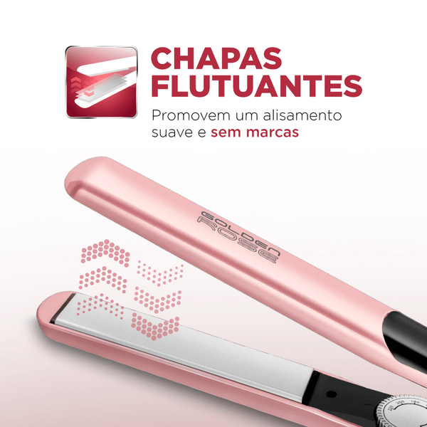 Chapinha de Cabelo P-20 Golden Rose 220°C Mondial