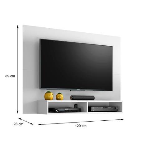Painel para TV até 49" 2 Nichos Eros Notável Móveis