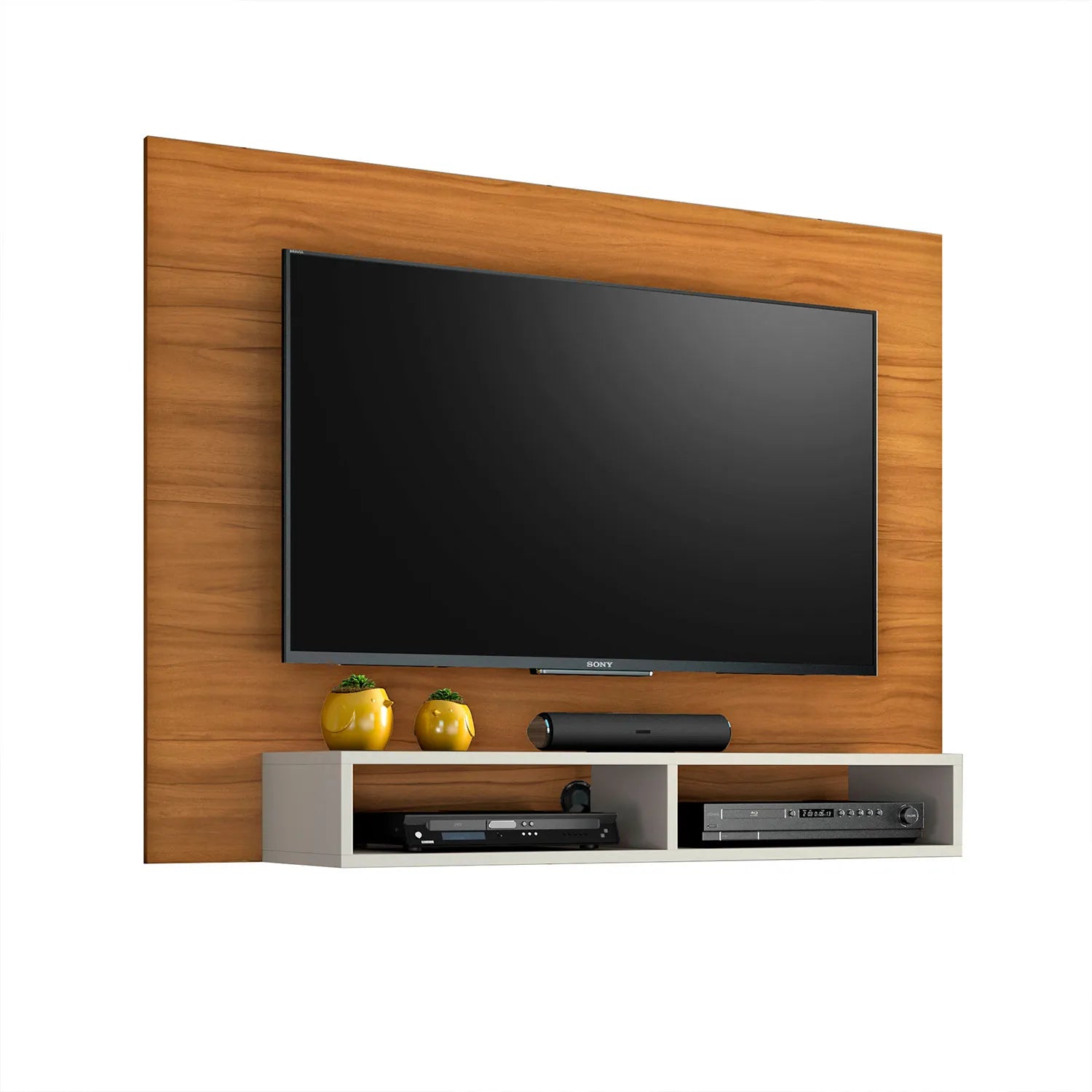 Painel para TV até 49" 2 Nichos Eros Notável Móveis