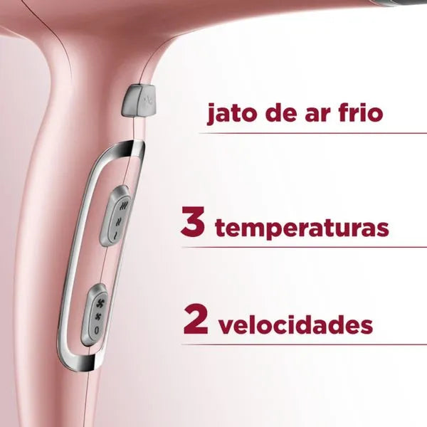 Secador de Cabelos Mondial Golden Rose 2000W SC-32