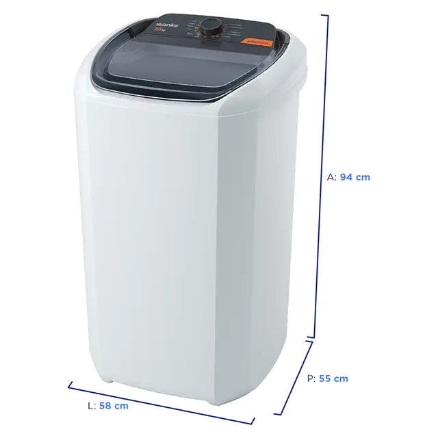 Tanquinho 20kg Semiautomática LWBE201T Wanke