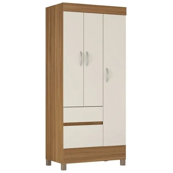 Guarda-Roupa Solteiro 3 Portas 2 Gavetas Wind Demóbile