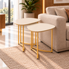 Conjunto Mesa Lateral Pétala DJ Móveis
