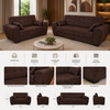 Conjunto de Sofás 3 e 2 Lugares Berlim Masterflex