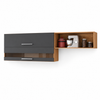 Armário Aéreo Duplo 100% MDF 2 Portas 200Cm Carménère Ronipa