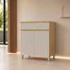 Balcão de Cozinha 100% MDF Com Tampo 2 Portas 1 Gaveta 80cm Realeza Nesher
